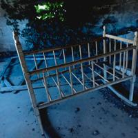 Culla in legno anni '50