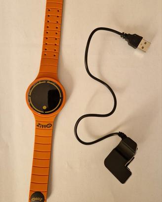 OROLOGIO DIGITALE ZITTO ARANCIONE 