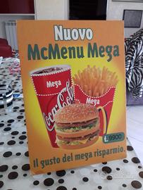 Mc Donald menu in lire