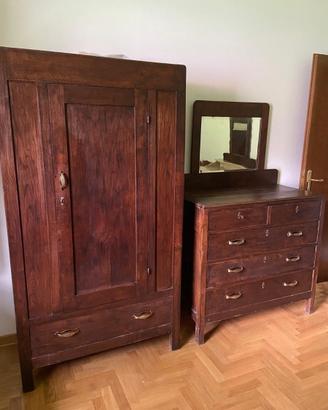 Camera in legno completa