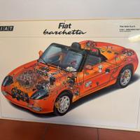 Poster officina fiat barchetta