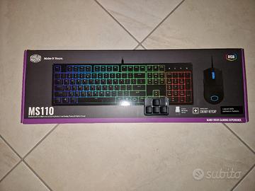 Combo tastiera+mouse RGB Cooler Master MS110