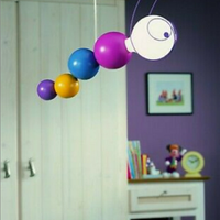 Lampadario Bruco da camera per bambini