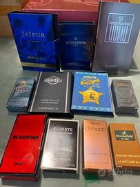 Set fialette profumo uomo anni 80-90