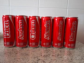 Lattine con nome vuote