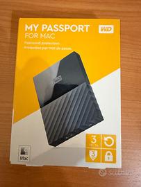 WD My Passport Hard Disk 2,5 Esterno Portatile 3TB