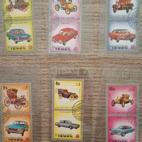 francobolli serie tematica automobile 