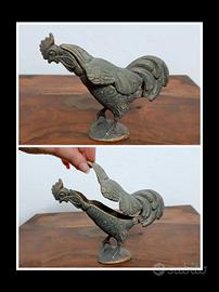 Scatola Galletto déco metallo anni 60 