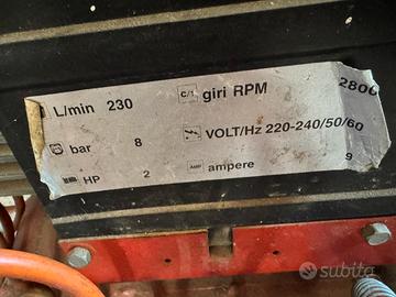 Compressore aria elettrico