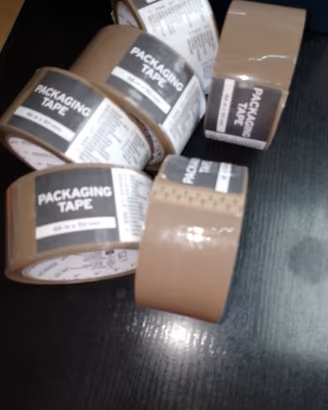 6 rotoli Scotch avana MT 66 altezza cm 5 