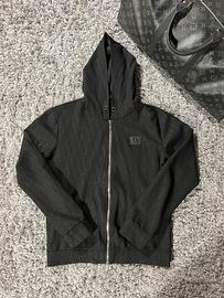 Felpa con zip nera Dior