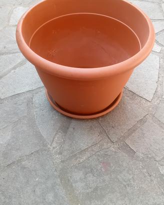 Vaso grande plastica 