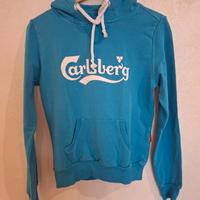 felpa azzurra Carlsberg