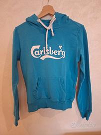 felpa azzurra Carlsberg