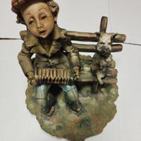 Statuina in ceramica