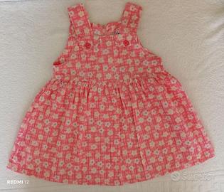 Vestito bambina fantasia fiori rosa