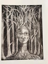 Incisione acquaforte tiratura limitata