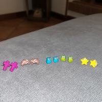 set 5 orecchini bimba