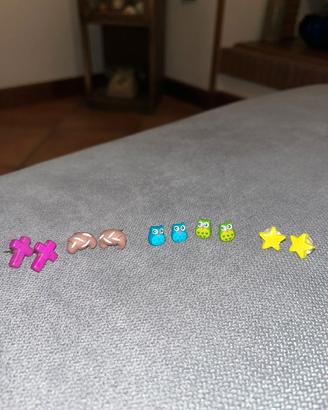 set 5 orecchini bimba