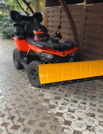 Quad CF X5 con bauletto e pala neve