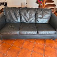 Divano in pelle Ikea 3 posti