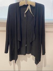Cardigan intimissimi camoscio nero