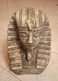 Busto maschera funeraria faraone Tutankhamon 