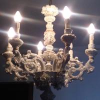 Lampadario in ceramica Veneziano