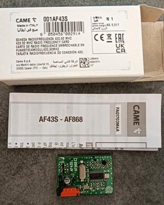 Scheda radio 433MHz CAME