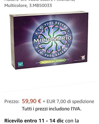Triviale Pursuite Chi vuol Essere Milionario 