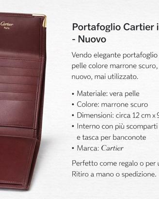 PORTAFOGLIO CARTIER PARIS