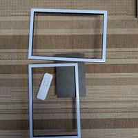 Plafoniera LED Moderna Nera + Telecomando e Driver