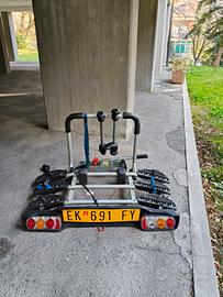 Porta bici gancio traino 3 posti 