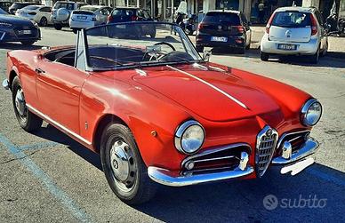 ALFA ROMEO GIULIETTA SPIDER 1961 VALUTO PERMUTE