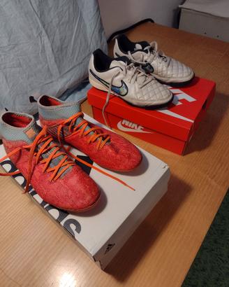 scarpe da calcio, calcetto e ginnastica 