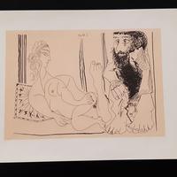 Pablo Picasso - 3 stampe erotiche fotolitografiche
