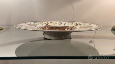 Grande Piatto Antico Ceramica Dipinto a Mano
