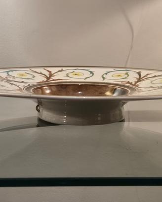 Grande Piatto Antico Ceramica Dipinto a Mano