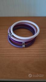 Bracciali HipHop lilla e viola