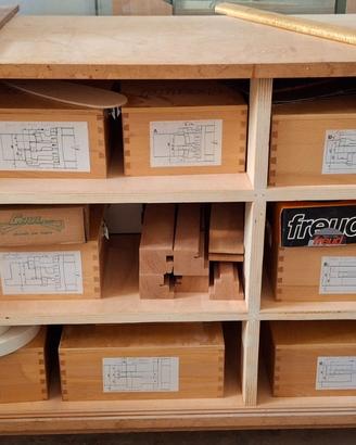 Lotto frese Freud per infissi legno - toupie