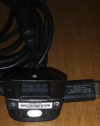 CAVO RICARICA ORIGINALE PER CONTROLLER JOYPAD XBOX