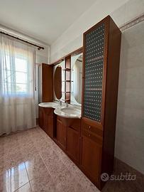 Mobile bagno con doppio lavabo