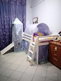 Letto a Castello con scivolo