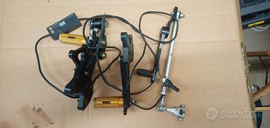 Pedane Racing r6 + cambio elettronico Peppo Russo