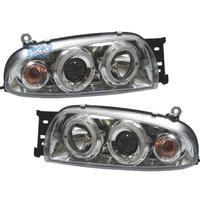 FARI FORD FIESTA 95-99 ANGEL EYES FONDO CROMATO