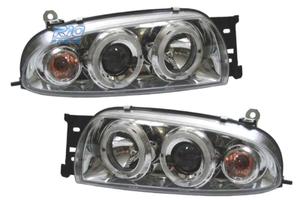 FARI FORD FIESTA 95-99 ANGEL EYES FONDO CROMATO