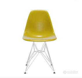 Vitra 4 sedie Eames Plastic Side Chair Re DSR