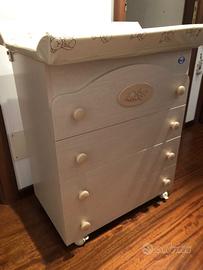 Fasciatoio Cassettiera PALI - 4 Cassetti