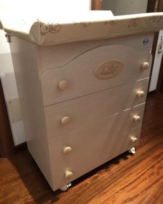 Fasciatoio Cassettiera PALI - 4 Cassetti