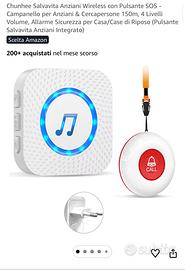 Campanello salvavita anziano marca chunhee